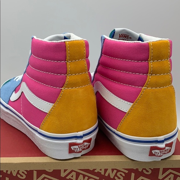 VANS SK-8-HI Suede/Canvas Multi/Brig men’s - Picture 10 of 16